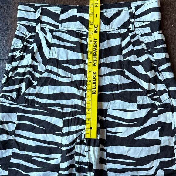 Zara studio pants women’s size small zebra print baggy grunge skater - Picture 4 of 8